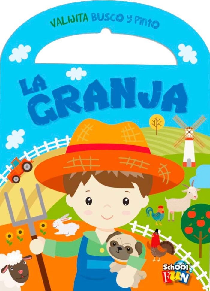 LIBRO SCHOOL FUN VALIJITA BUSCO Y PINTO LA GRANJA