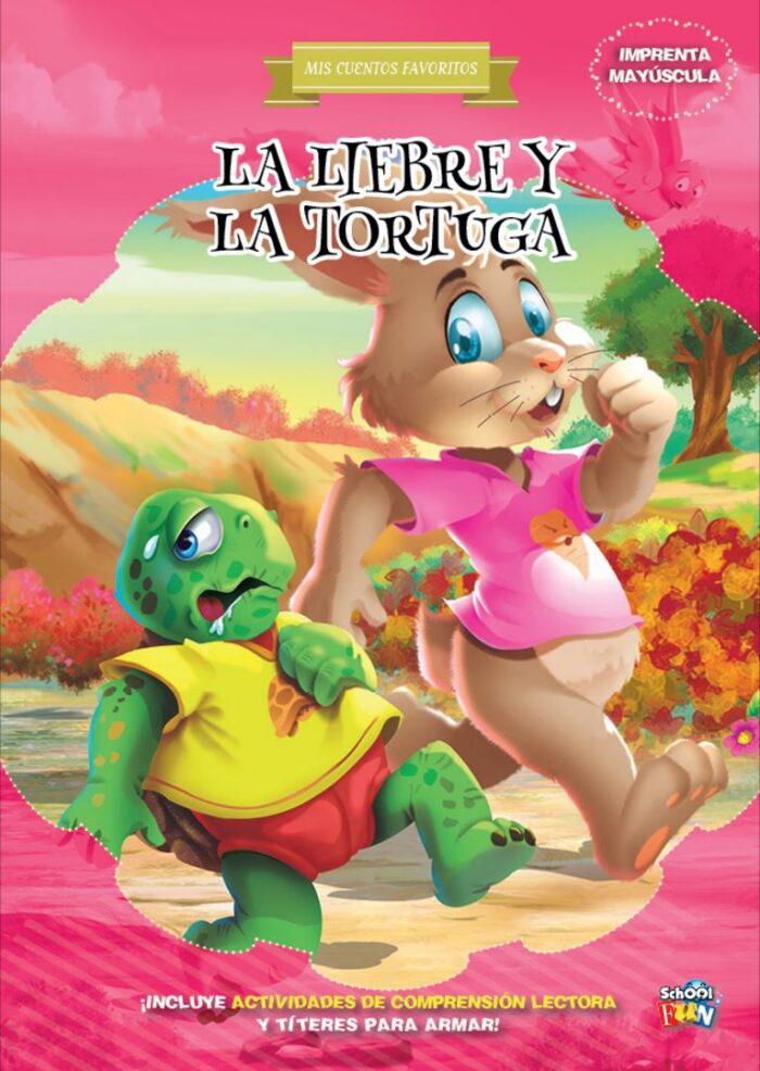 LIBRO SCHOOL FUN CUENTOS FAVORITOS LA LIEBRE Y LA TORTUGA