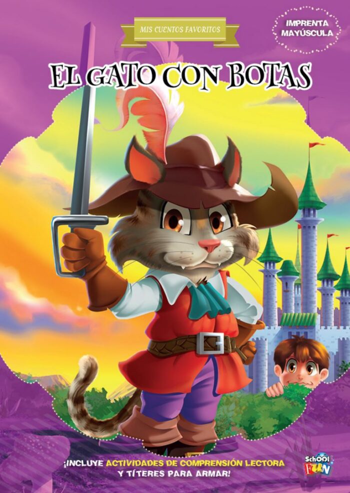 LIBRO SCHOOL FUN CUENTOS FAVORITOS EL GATO CON BOTAS