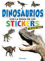 LIBRO DINOSAURIOS CHASQUIDOS LA MAGIA LOS STICKERS