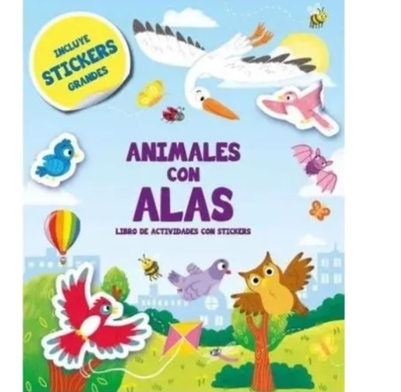 LIBRO DE ACTIVIDADES SPLASH ANIMALES CON ALAS