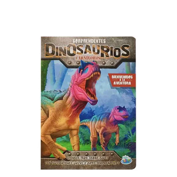 LIBRO SUN RICE DINOSAURIOS CARNIVOROS LIQUIDACION