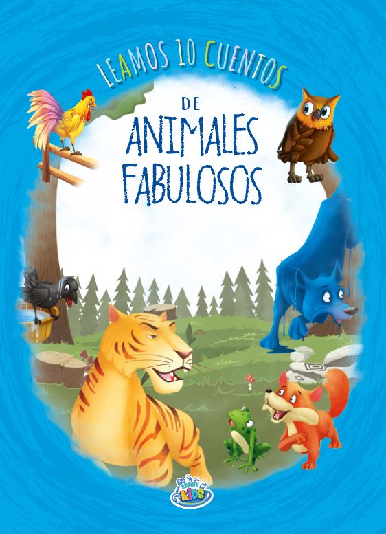 LIBRO BRAINY KIDS 10 CUENTOS ANIMALES FABULOSOS