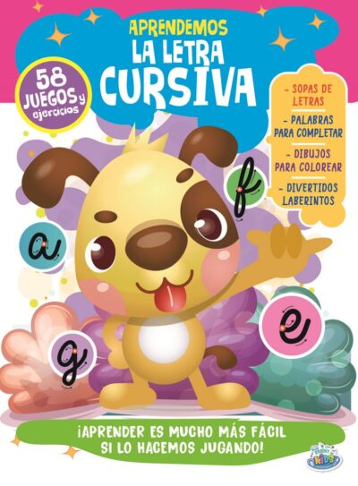 LIBRO BRAINY KIDS APRENDEMOS LAS LETRAS CURSIVA