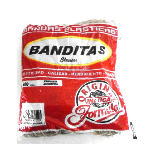 BANDAS ELASTICAS BANDITAS BOLSA X500G