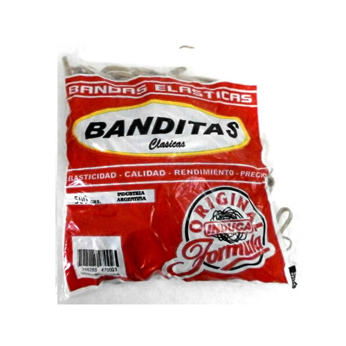 BANDAS ELASTICAS BANDITAS BOLSA X500G LARGA Y FINA