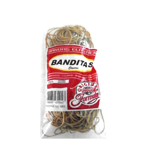 BANDAS ELASTICAS BANDITAS BOLSA X100G