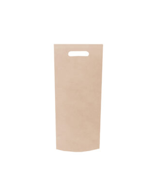 BOLSA TELA 17X40X10CM BOTELLA BEIGE