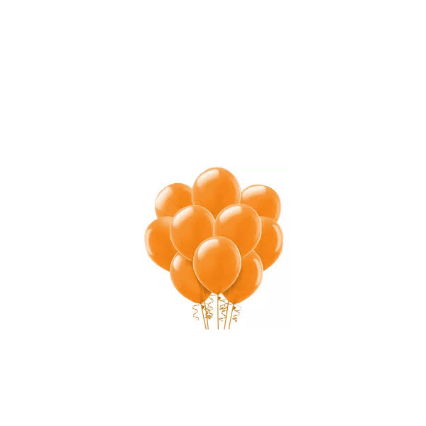 GLOBO LISO Nº9 NARANJA X50