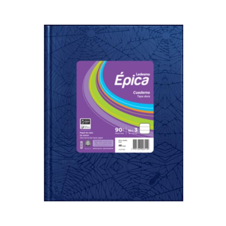 CUADERNO LEDESMA EPICA Nº3 T/D ARAÑA 100H AZUL RAYADO