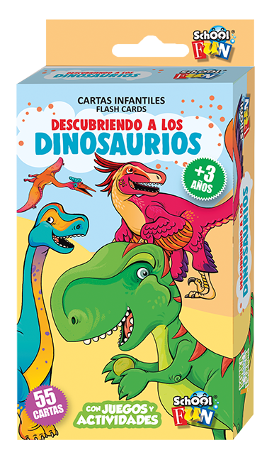 CARTAS INFANTILES SCHOOL FUN DESCUBRIENDO DINOSAURIOS