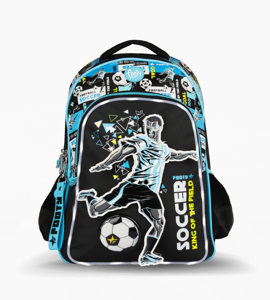 MOCHILA FOOTY ESPALDA 18'' DINAMIC C/LED