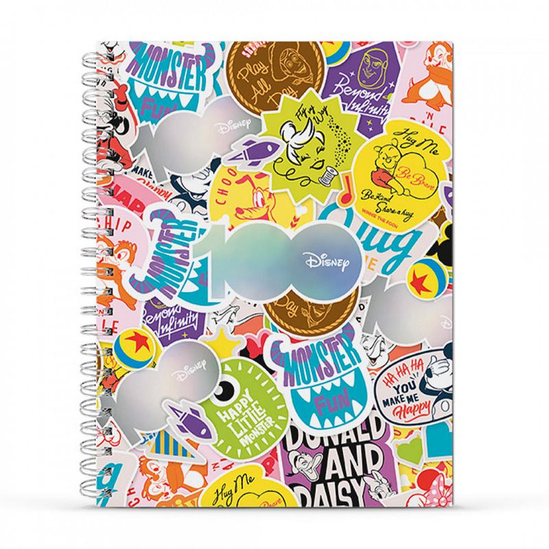 CUADERNO MOOVING A4 T/D 96H DISNEY 100