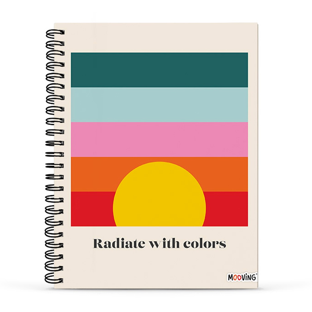 CUADERNO MOOVING A4 T/D RAINBOW