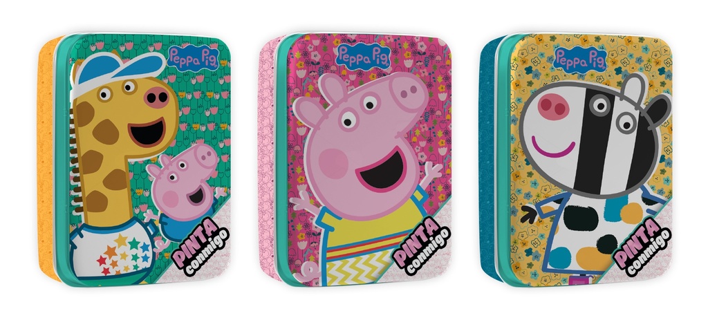 LATA VERTICE PINTA CONMIGO PEPPA PIG