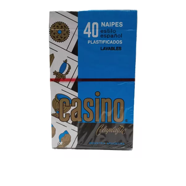 NAIPES CASINO X40 PLASTIFICADO