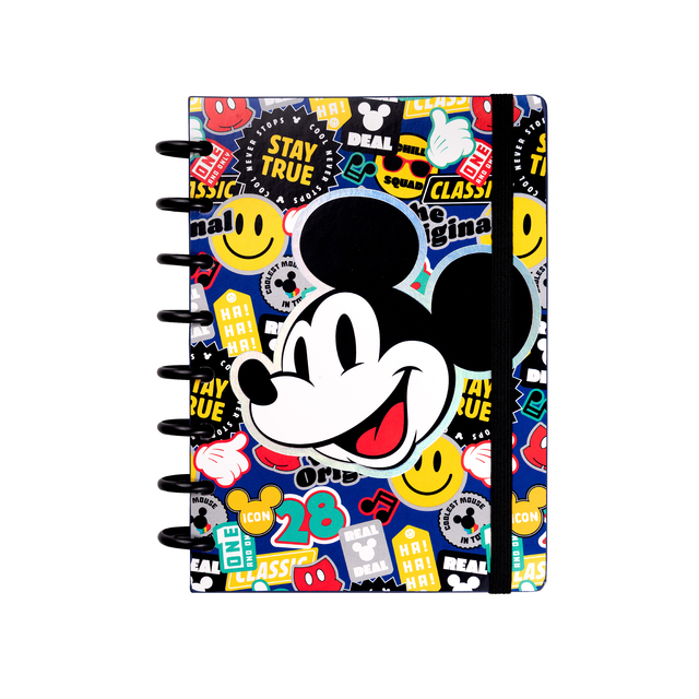 CUADERNO MOOVING LOOP MICKEY MOUSE A5 CON DISCOS