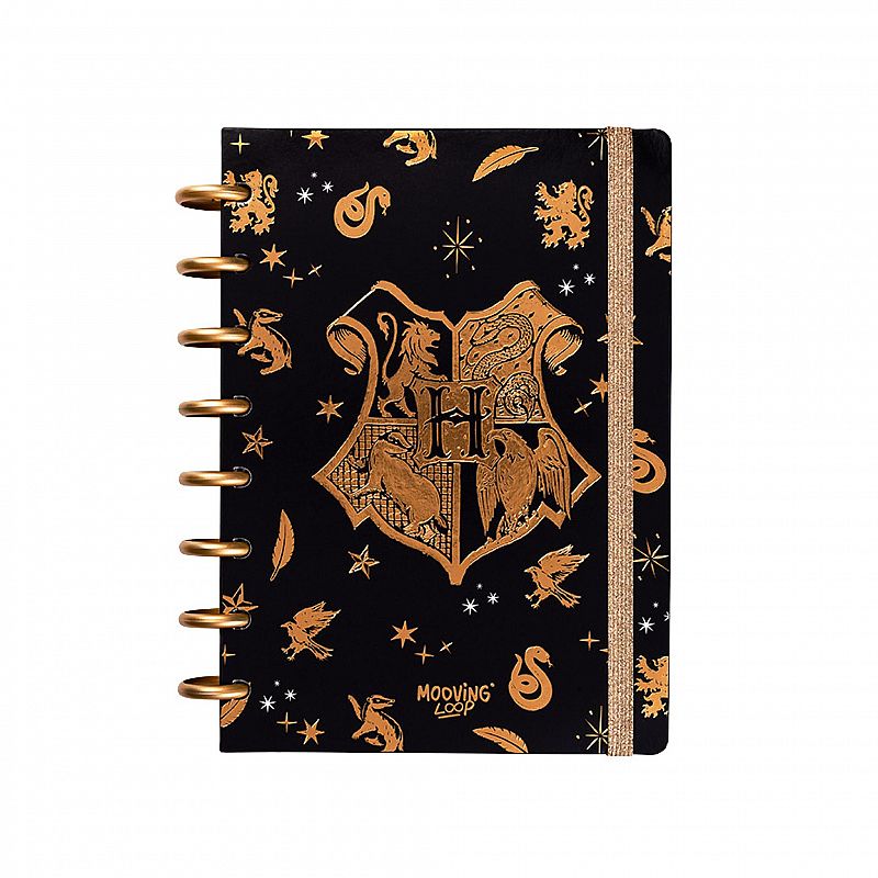 CUADERNO MOOVING LOOP HARRY POTTER A5 CON DISCOS