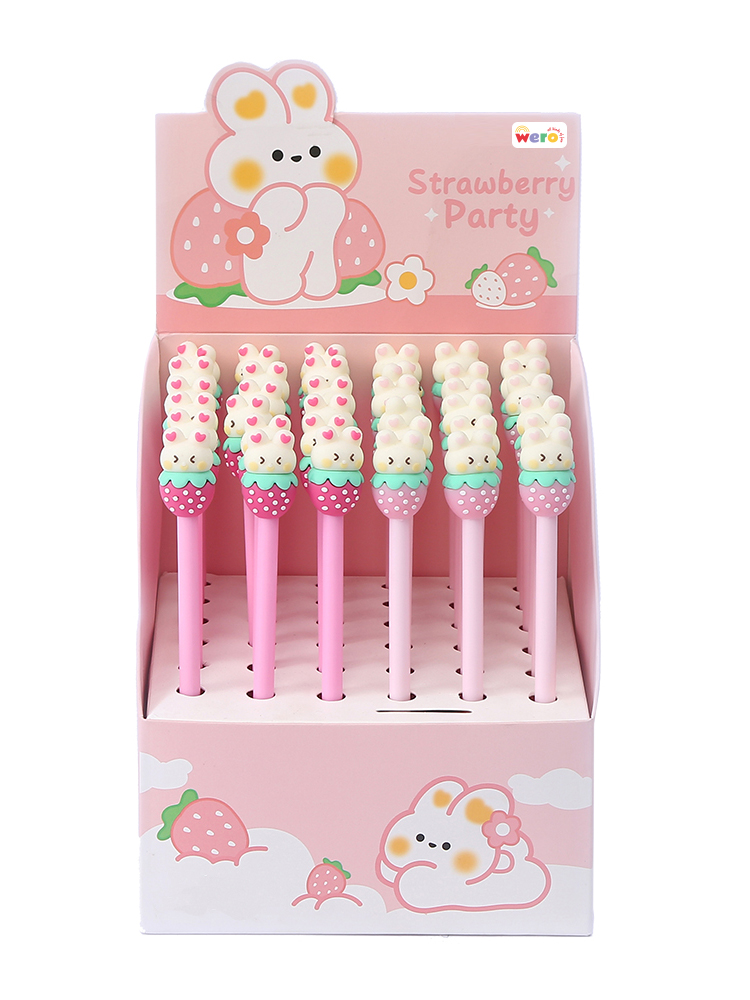 BOLIGRAFO WERO STRAWBERRY RABBIT X1