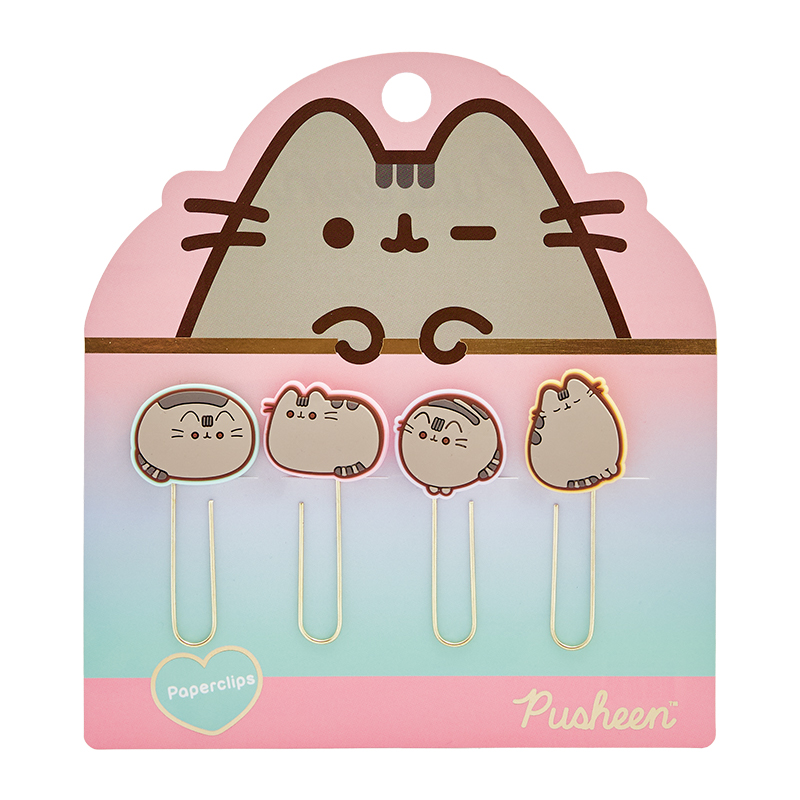 CLIP MOOVING PUSHEEN FUN PAPER X4 DISCONTINUO