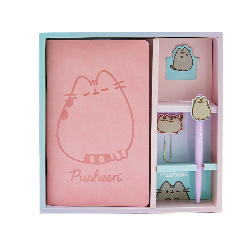 SET MOOVING PUSHEEN 4 PIEZAS