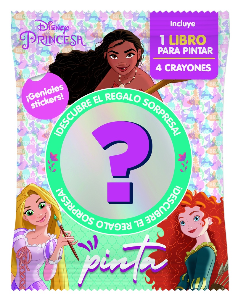 SET VERTICE MINI SORPRESA DISNEY PRINCESAS DISCONTINUO