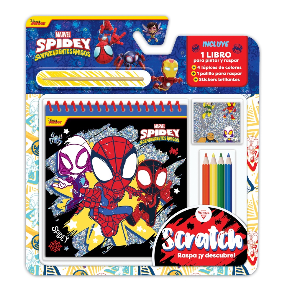 SET VERTICE SCRATCH SPIDEY