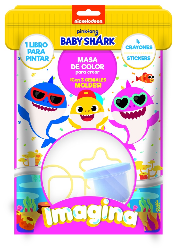 SET VERTICE FLOW PACK IMAGINA CON MASAS BABY SHARK