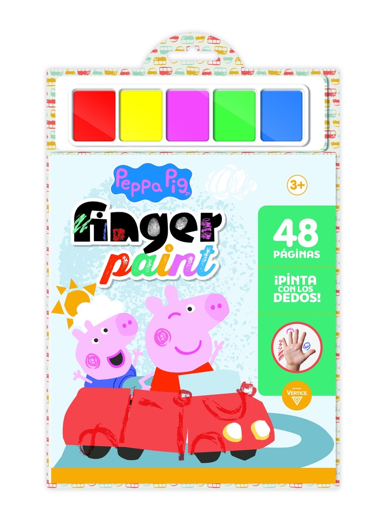 SET VERTICE FINGER PAINT PEPPA PIG