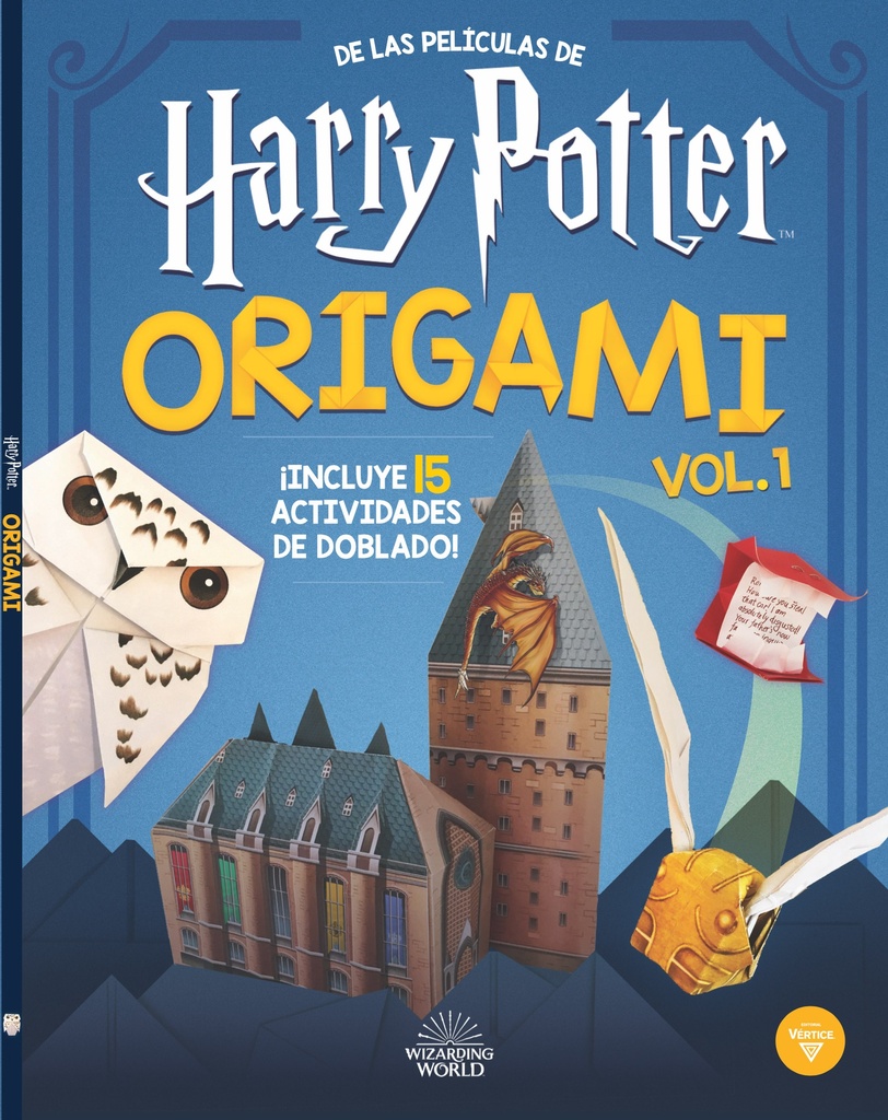 LIBRO VERTICE HARRY POTTER ORIGAMI