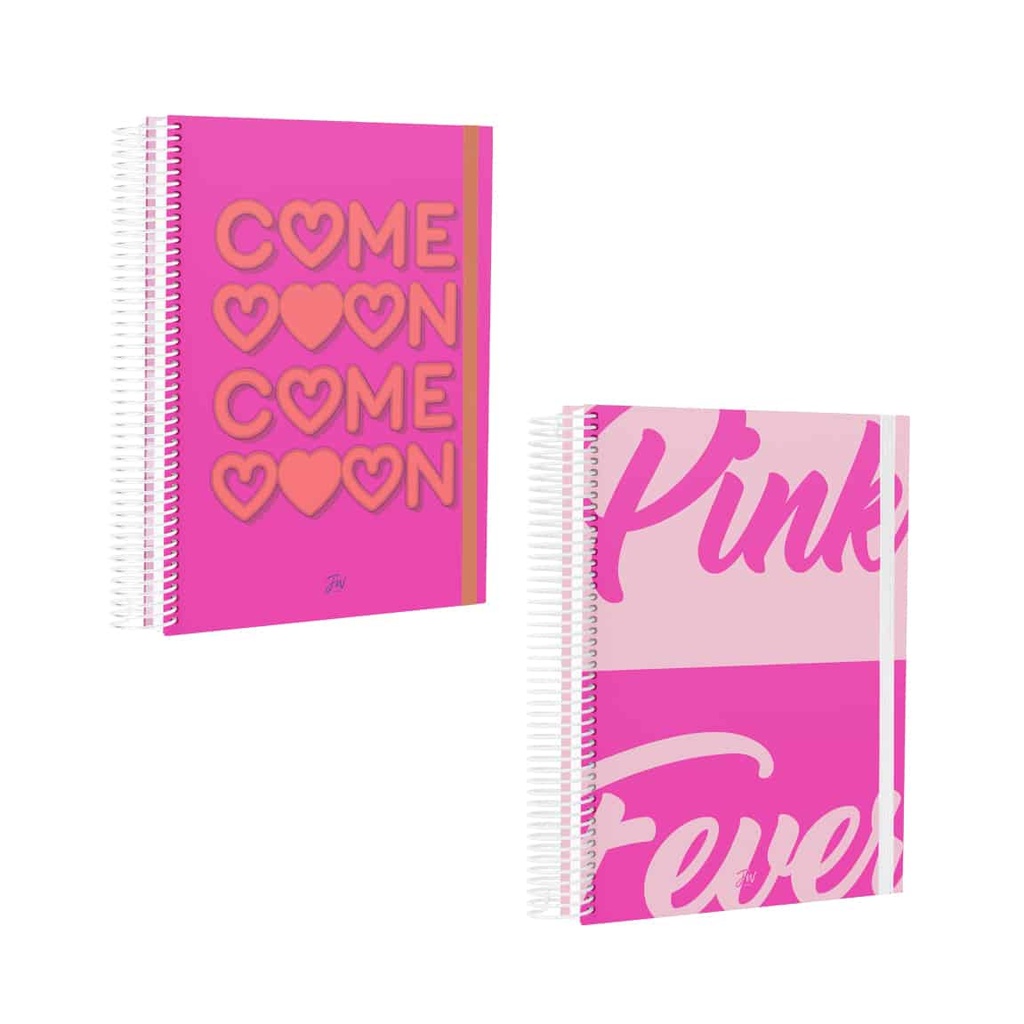 CUADERNO FW 16X21 96HOJAS PINK