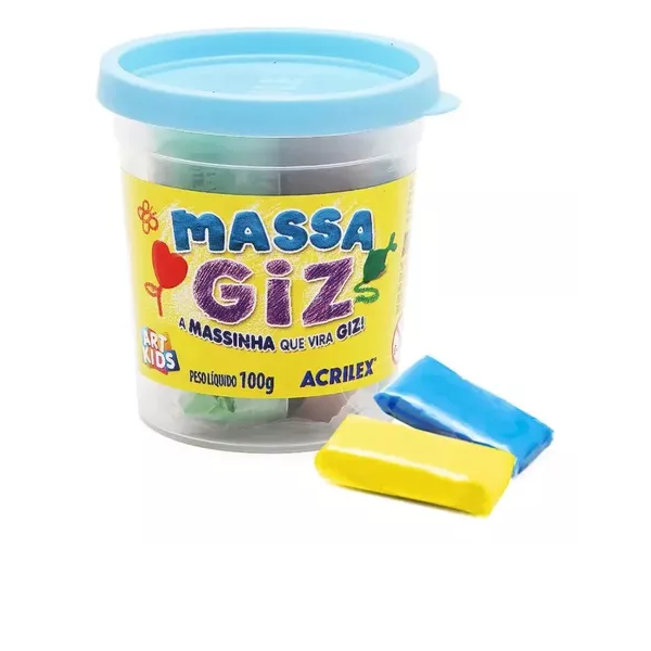 MASA ACRILEX CRAYON 100G POTE X6