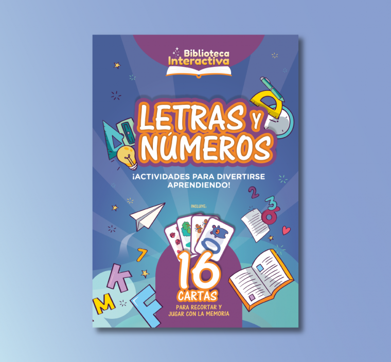 LIBRO 87 BIBLIOTECA INTERACTIVA LETRAS Y NUMEROS