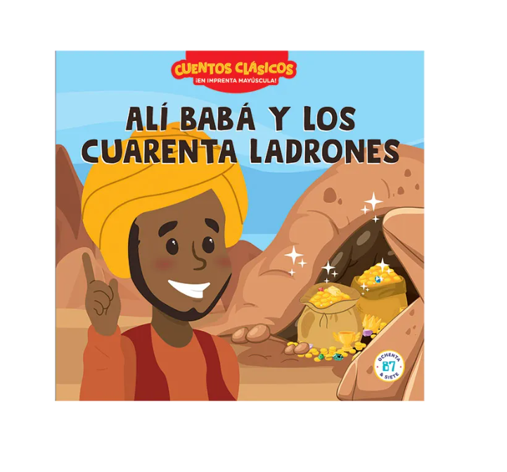 LIBROS 87 CUENTOS CLASICOS ALI BABA Y LOS CUARENTA LADRONES