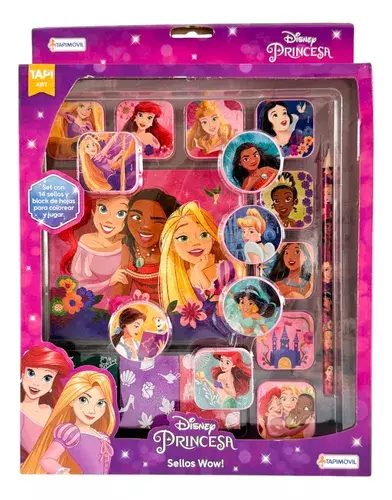 SET SELLOS WOW TAPIMOVIL DISNEY PRINCESAS