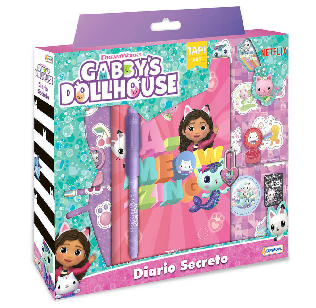 DIARIO SECRETO TAPIMOVIL GABBY DOLLHOUSE