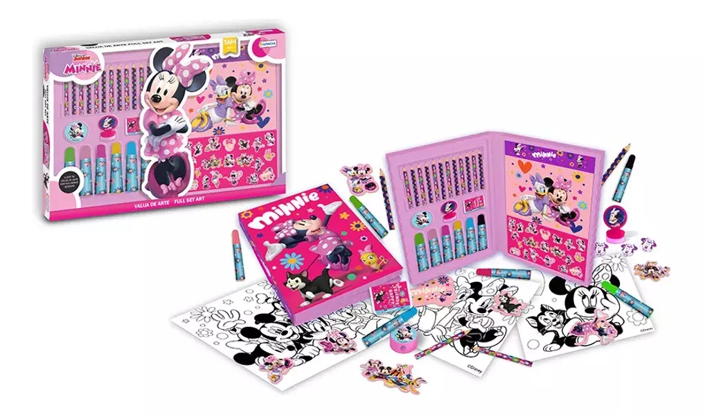 SET VALIJA DE ARTE TAPIMOVIL MINNIE