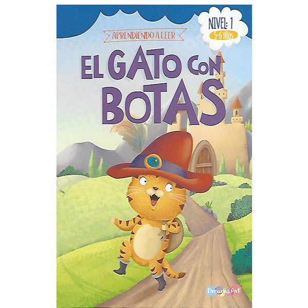 LIBRO DREAMS ART APRENDIENDO A LEER NIVEL 1 GATO CON BOTAS