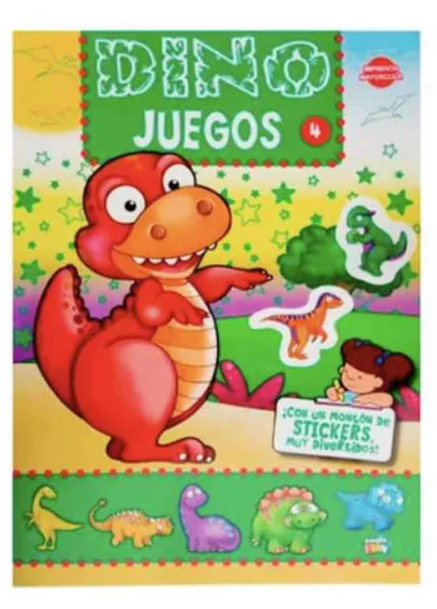 LIBRO SCHOOL FUN DINO JUEGOS 4