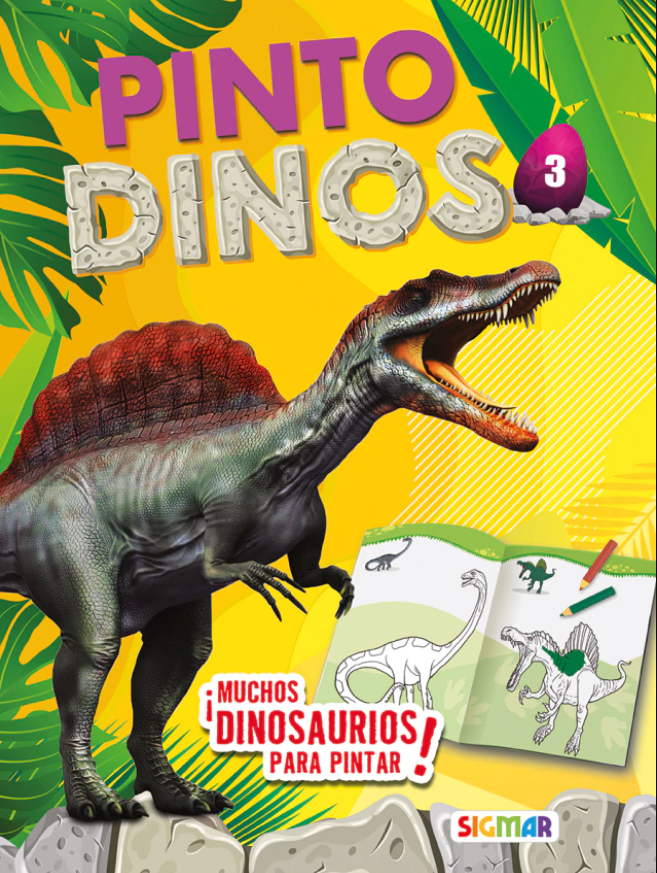 LIBRO SIGMAR COLECCION PINTO DINOS-SURTIDOS