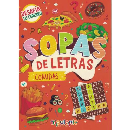 LIBRO SOPA DE LETRAS COMIDAS