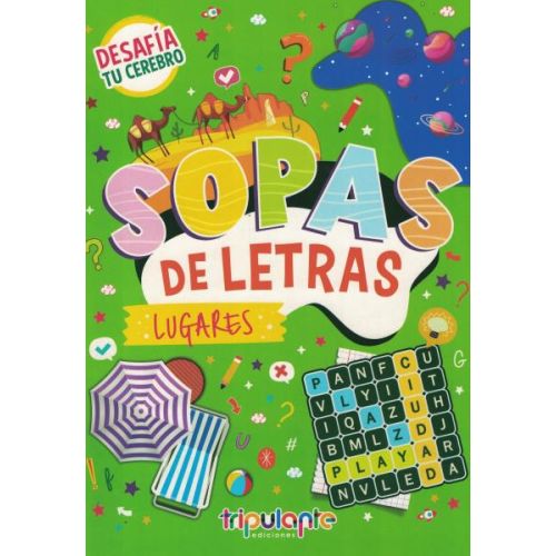 LIBRO SOPA DE LETRAS LUGARES