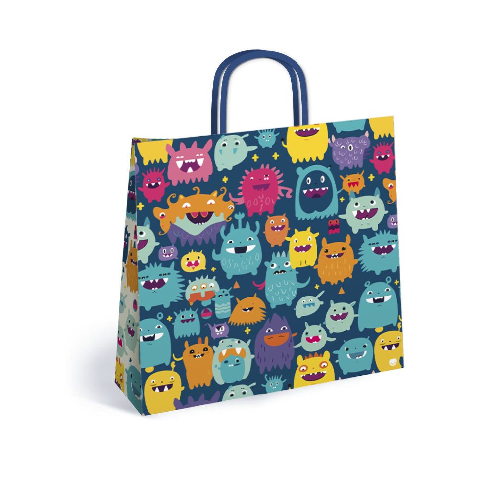 BOLSA RP LITTLE MONSTERS 32X10X30