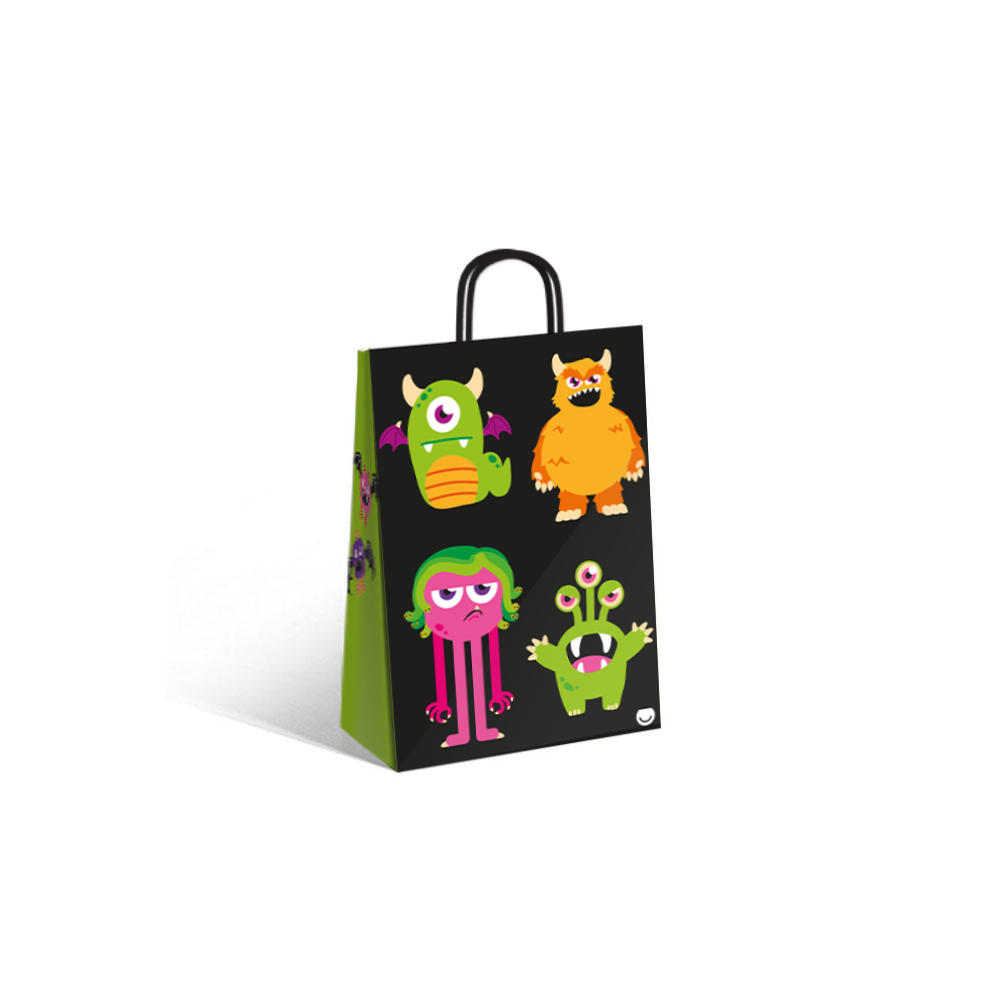 BOLSA RP LITTLE MONSTERS 14X08X20