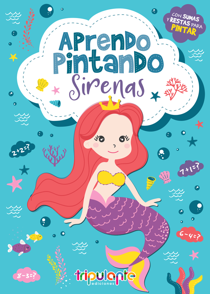 LIBRO APRENDO PINTANDO SIRENAS