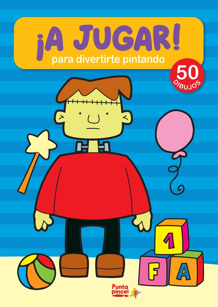 LIBRO A JUGAR PARA DIVERTIRTE PINTANDO