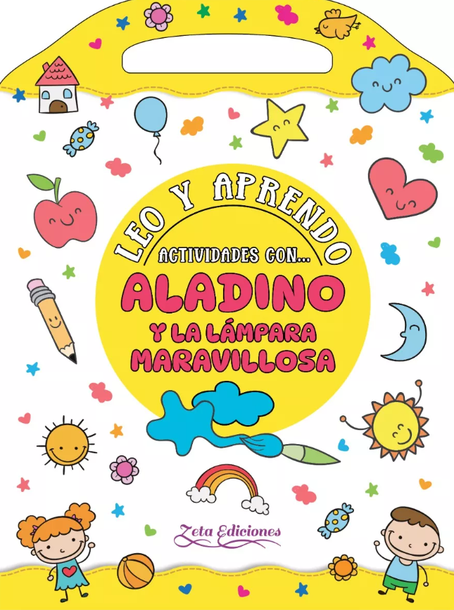 LIBRO LEO Y APRENDO ACTIVIDADES CON ALADINO Y LA LAMPARA MARAVILLOSA