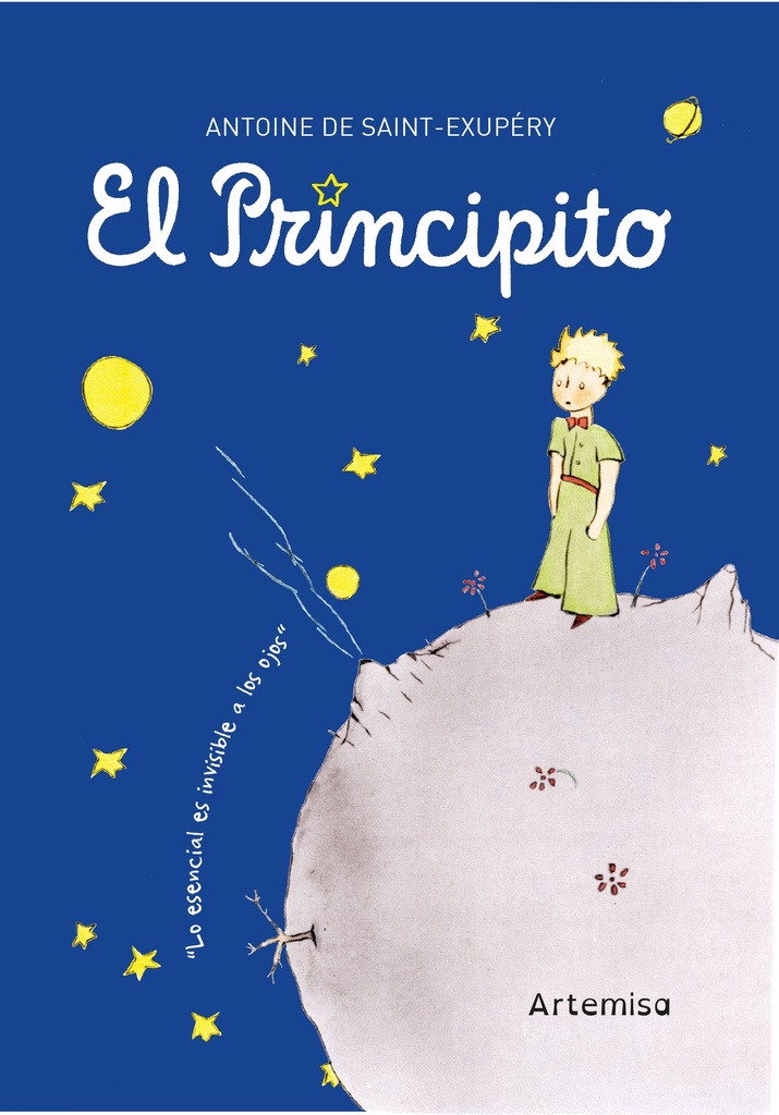 LIBRO EL PRINCIPITO MINI TAPA AZUL