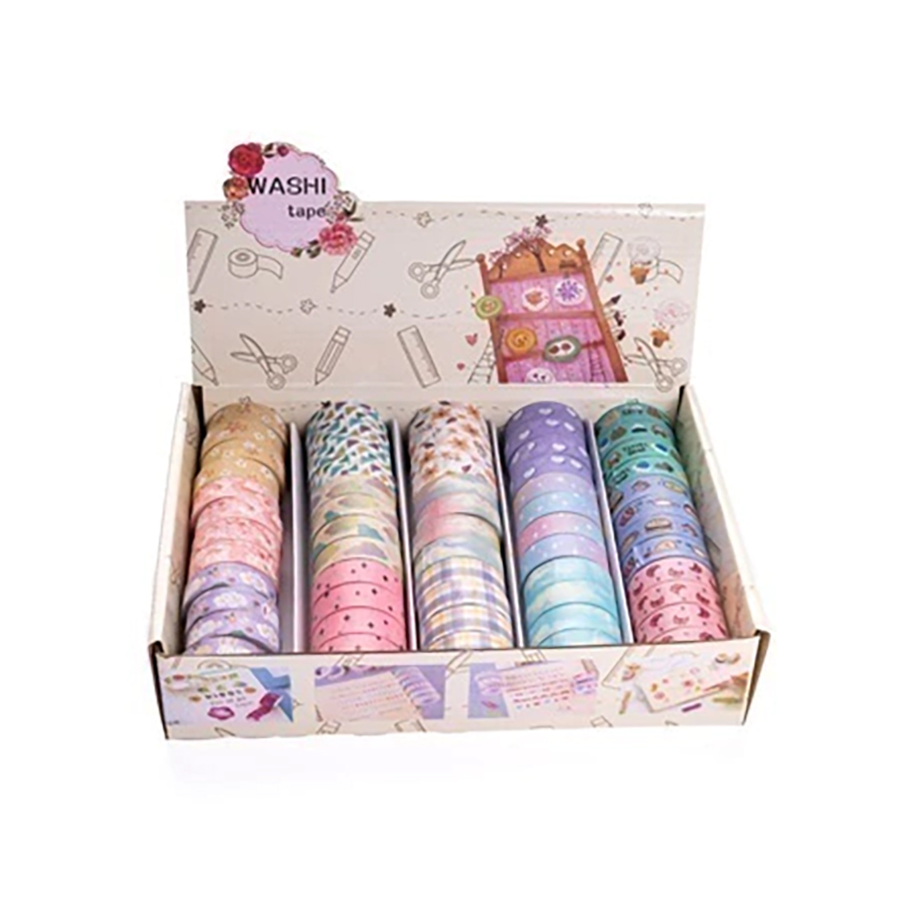 CINTA MP WASHI TAPE POTE X12 PASTEL