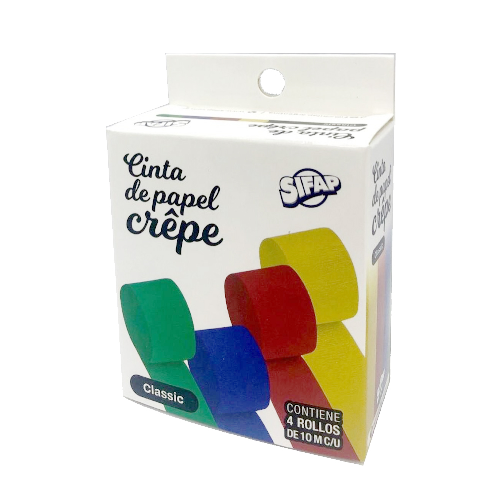 CINTA DE PAPEL CREPE SIFAP X4 CLASSIC